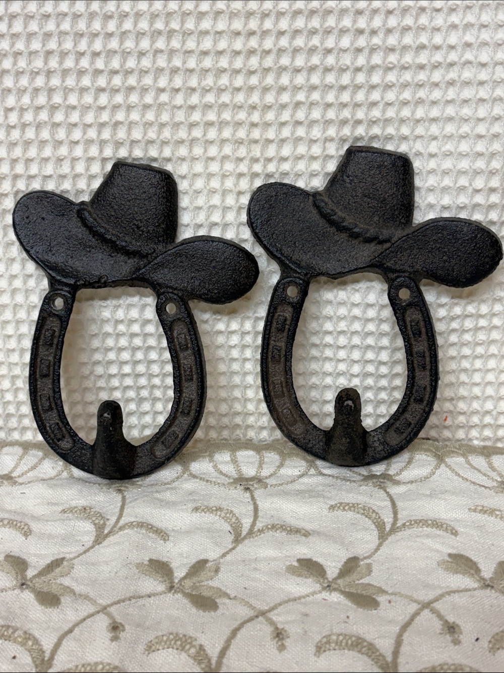 Cast iron wall hooks